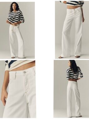 NWT Joe’s Jeans Lou Lou Low-Rise Wide-Leg Jeans